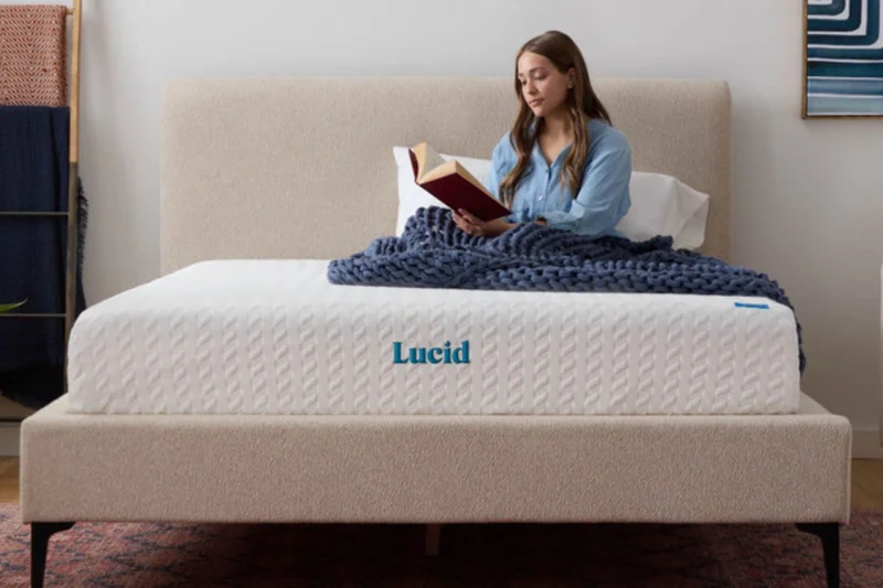 Lucid 12-Inch Gel Memory Foam Hybrid Mattress