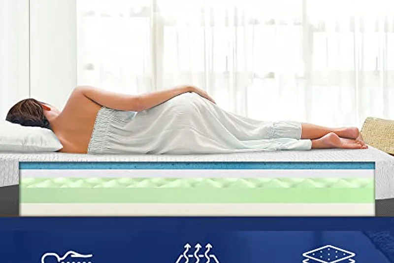 Olee Sleep 10-Inch Aquarius Memory Foam Mattress