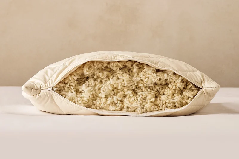 Woolroom Washable Wool Deluxe Pillow