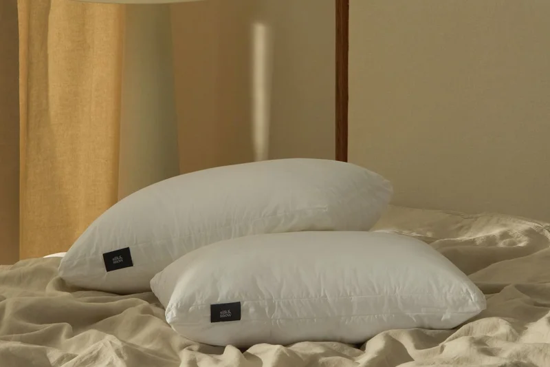 Silk &amp; Snow Pillow