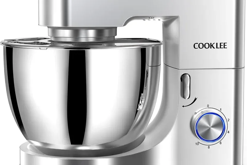 COOKLEE 9.5-Quart 660W 10-Speed Stand Mixer