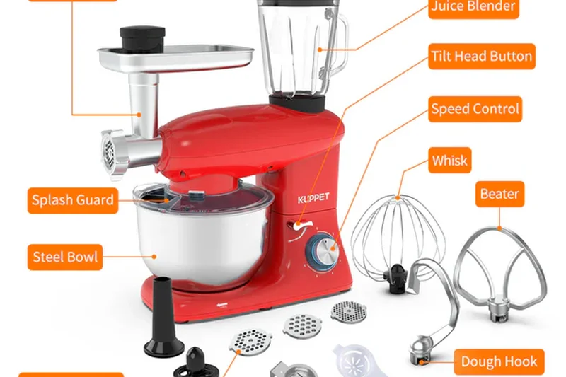 KUPPET 8-Speed Stand Mixer