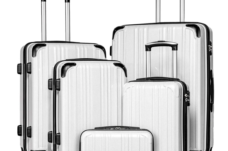 Coolife Luggage Expandable Suitcase PC+ABS 20"