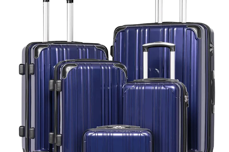 Coolife Luggage Expandable Suitcase PC+ABS 20"