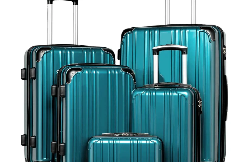 Coolife Luggage Expandable Suitcase PC+ABS 20"