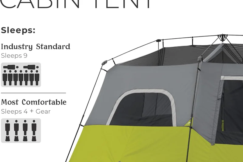 CORE 9-Person Instant Cabin Tent