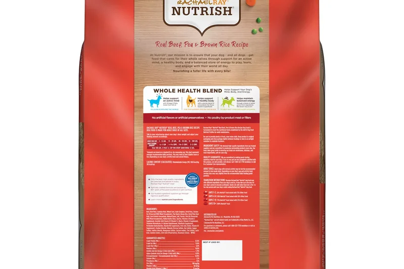 Rachael Ray Nutrish Real Beef, Pea, &amp; Brown Rice Recipe